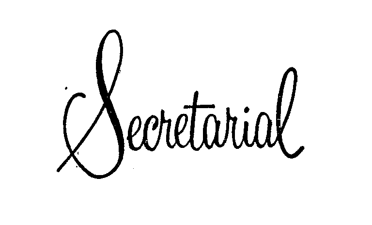 Trademark Logo SECRETARIAL