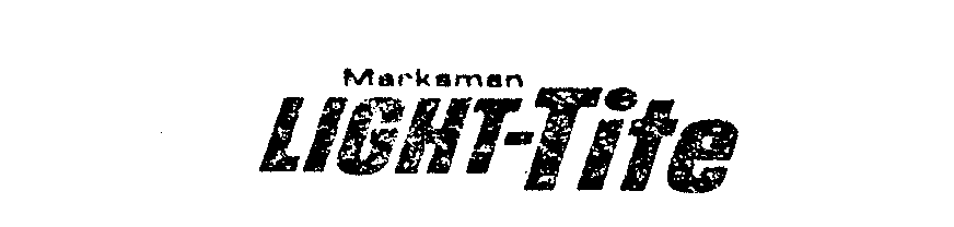 Trademark Logo MARKSMAN LIGHT-TITE