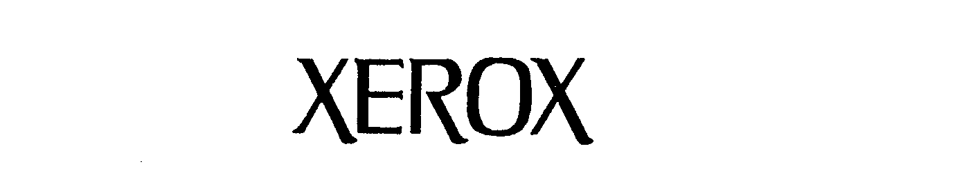 Trademark Logo XEROX