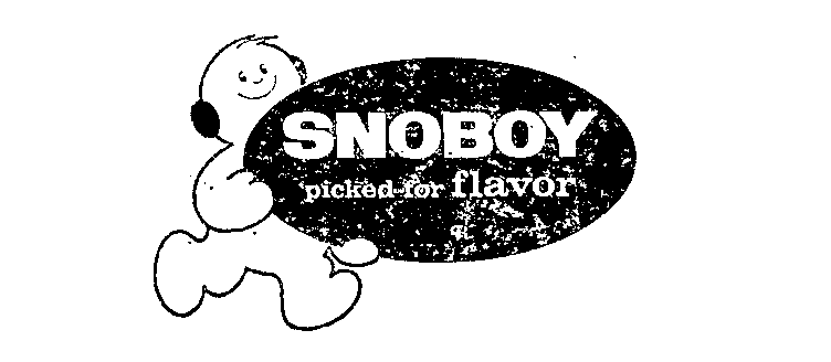 Trademark Logo SNOBOY PICKED FOR FLAVOR