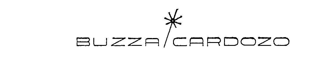Trademark Logo BUZZA CARDOZO