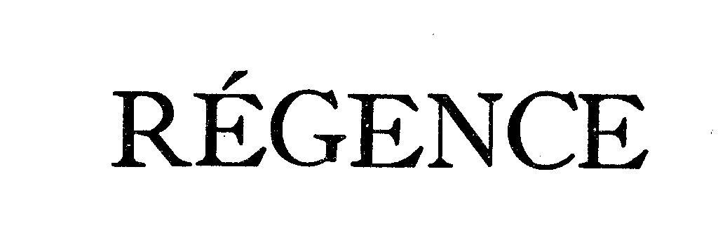 Trademark Logo REGENCE