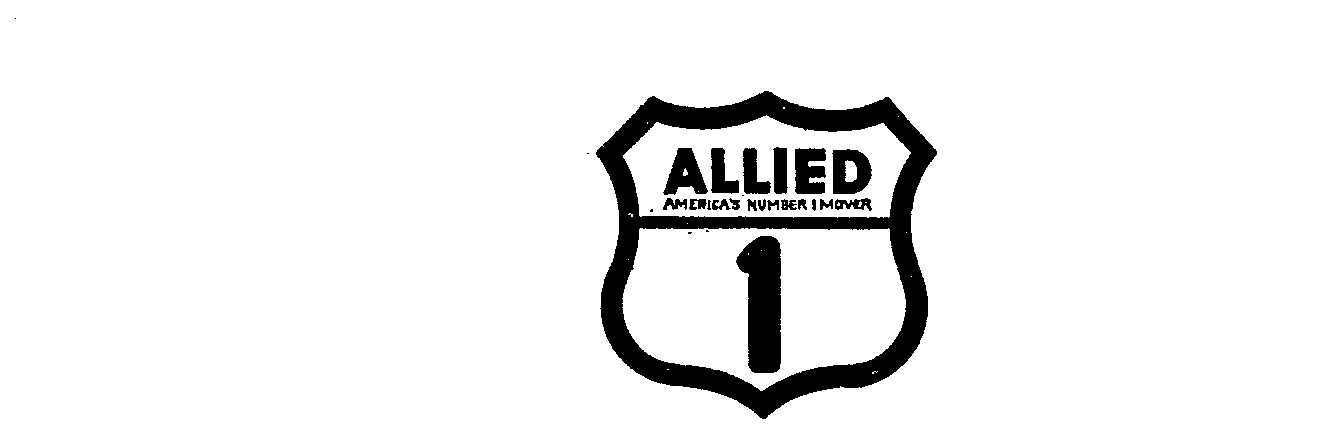 Trademark Logo ALLIED 1 AMERICA'S NUMBER 1 MOVER