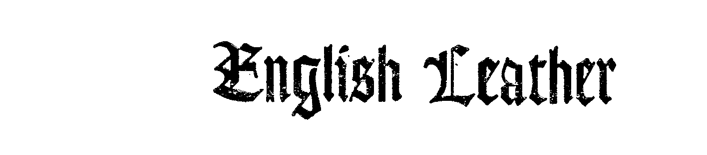 Trademark Logo ENGLISH LEATHER