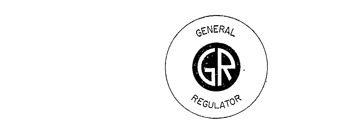 Trademark Logo GENERAL REGULATOR GR