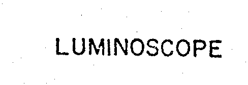 Trademark Logo LUMINOSCOPE