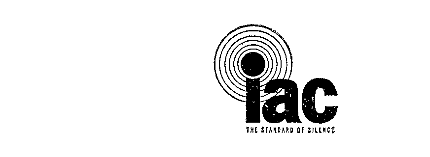 Trademark Logo IAC THE STANDARD OF SILENCE