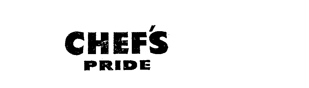 Trademark Logo CHEF'S PRIDE