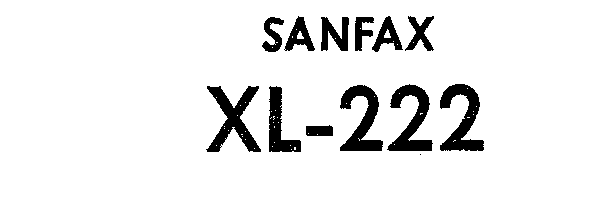  SANFAX XL-222
