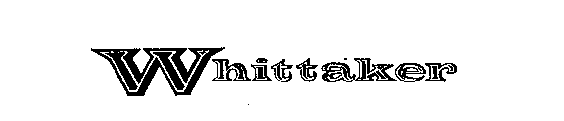 Trademark Logo WHITTAKER