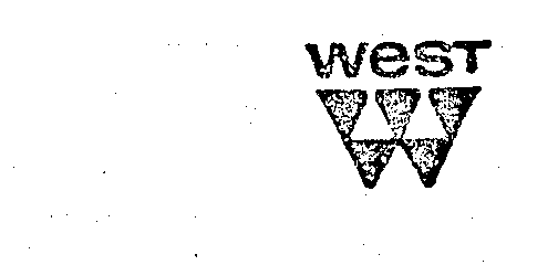 Trademark Logo WEST W