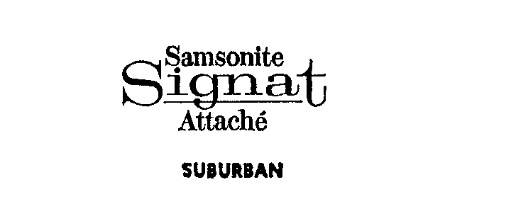  SAMSONITE SIGNAT ATTACHE SUBURBAN