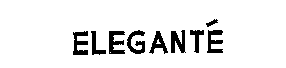 Trademark Logo ELEGANTE