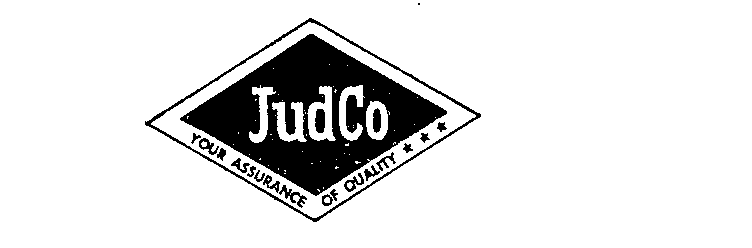 Trademark Logo JUDCO YOUR ASSURANCE OF QUALITY...