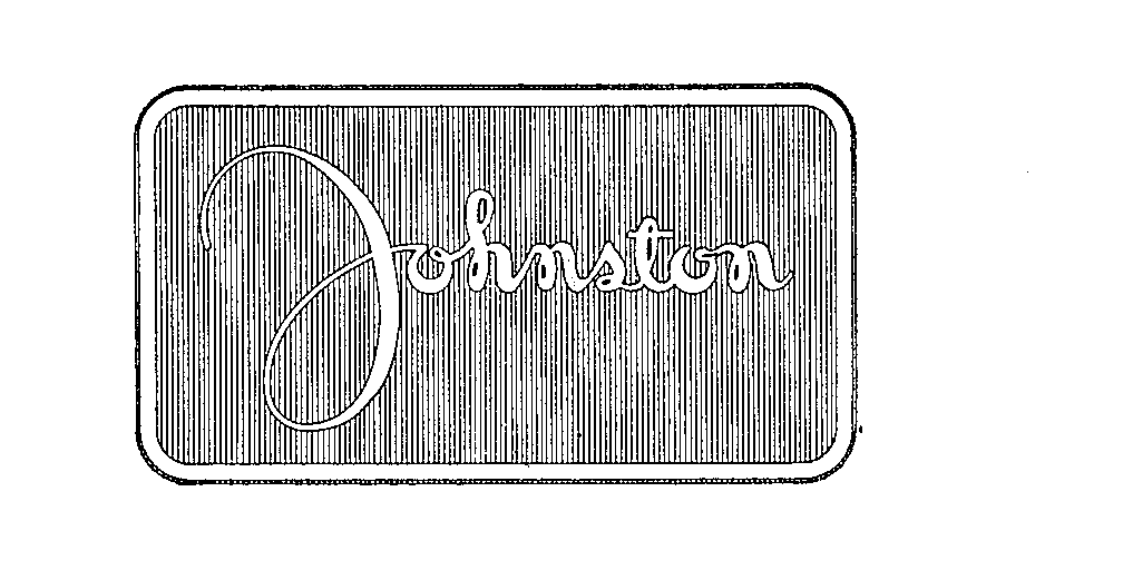 Trademark Logo JOHNSTON