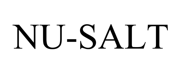 Trademark Logo NU-SALT