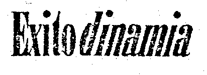 Trademark Logo EXITODINAMIA