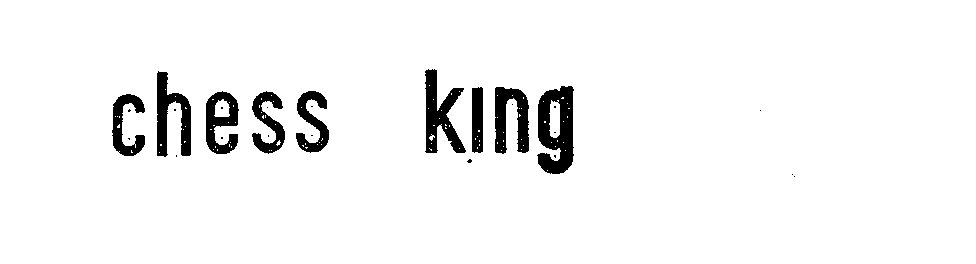 Trademark Logo CHESS KING