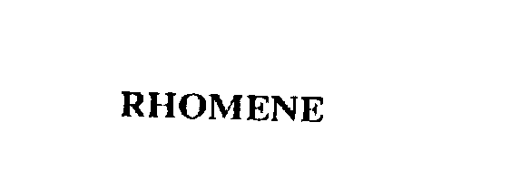 Trademark Logo RHOMENE
