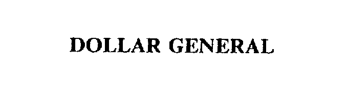 Trademark Logo DOLLAR GENERAL