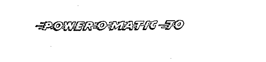 Trademark Logo POWER-O-MATIC-70