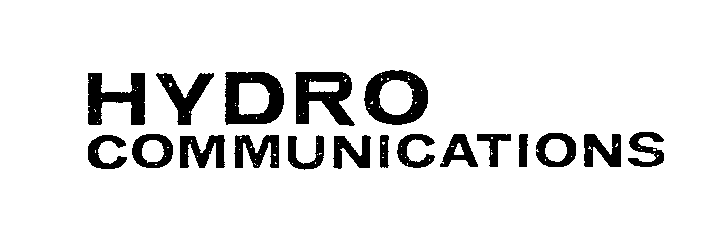  HYDRO COMMUNICATIONS