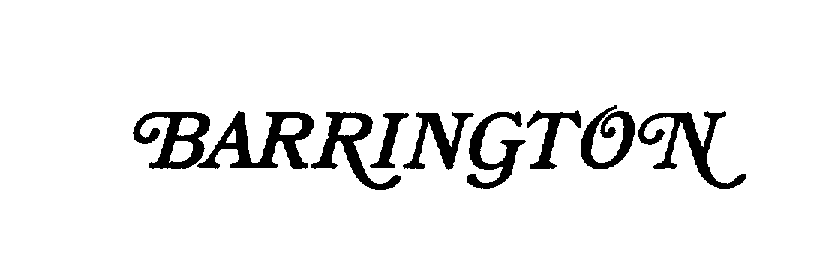 Trademark Logo BARRINGTON