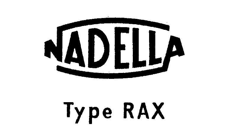 Trademark Logo NADELLA TYPE RAX