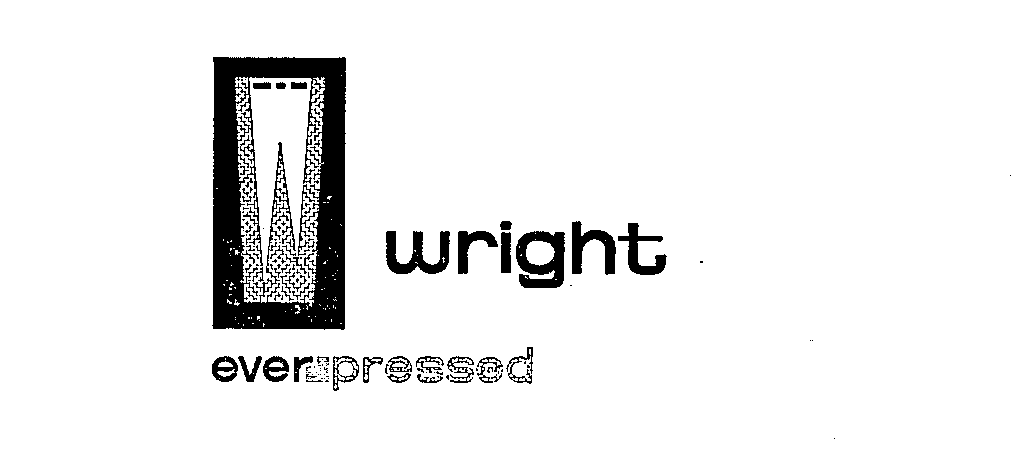 Trademark Logo W WRIGHT EVER-PRESSED