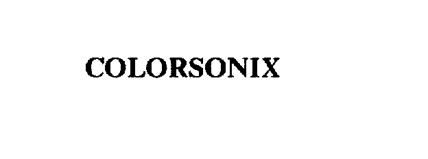 Trademark Logo COLORSONIX