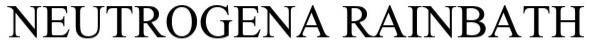 Trademark Logo NEUTROGENA RAINBATH