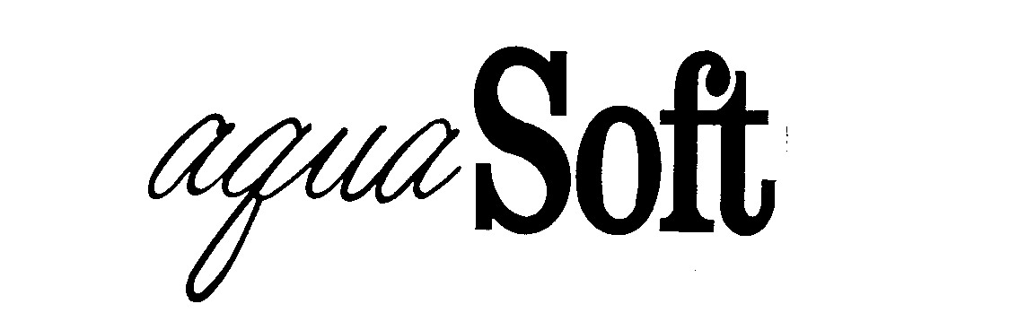 Trademark Logo AQUA SOFT