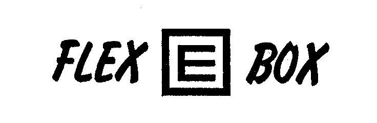 Trademark Logo FLEX E BOX