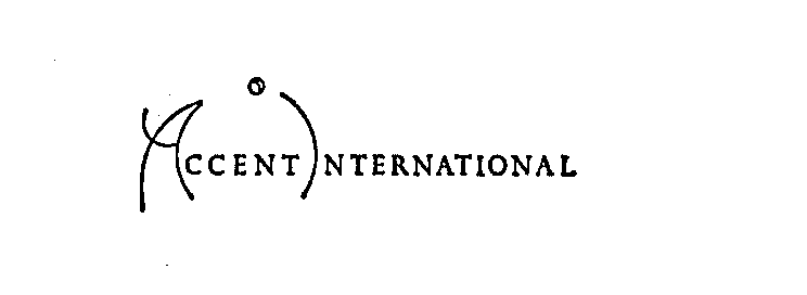 Trademark Logo ACCENT INTERNATIONAL