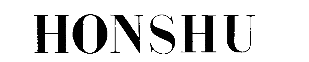 Trademark Logo HONSHU