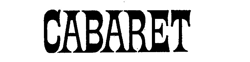 Trademark Logo CABARET