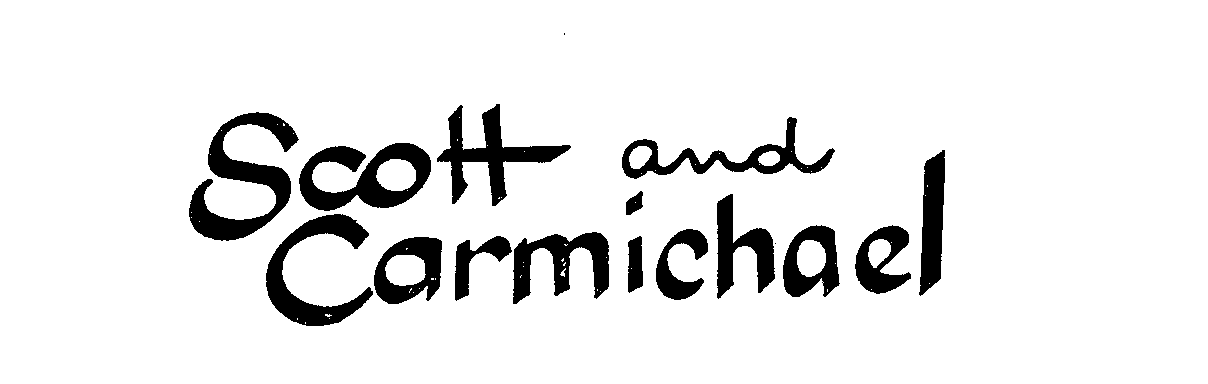 Trademark Logo SCOTT AND CARMICHAEL