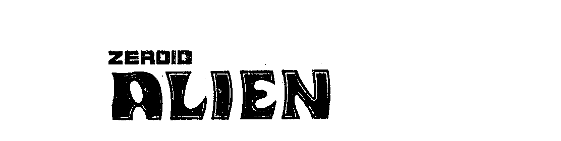 Trademark Logo ZERDID ALIEN