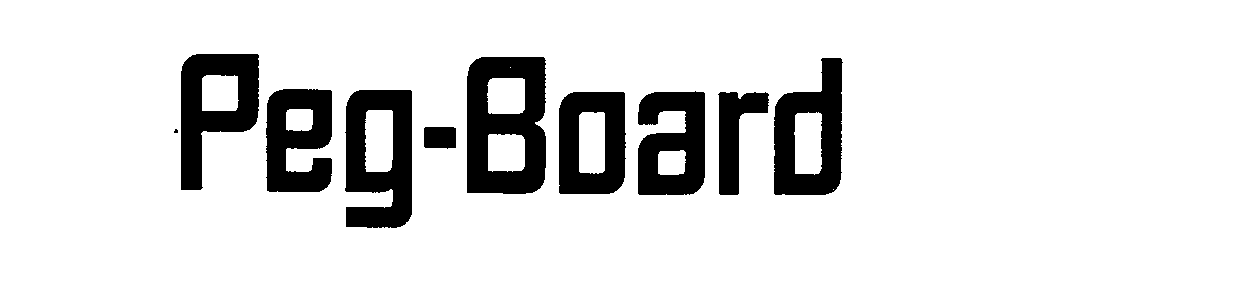 Trademark Logo PEG-BOARD