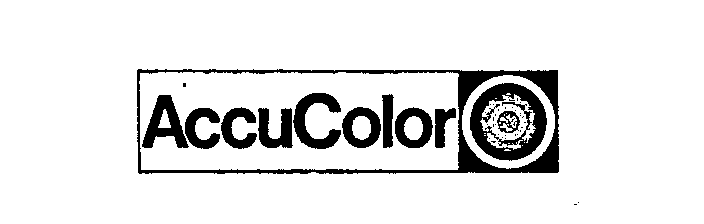 Trademark Logo ACCUCOLOR