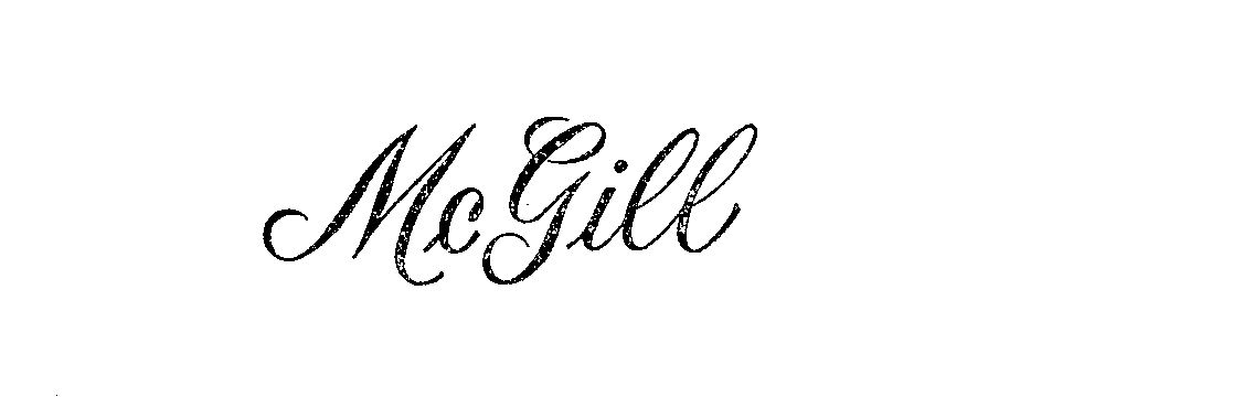 Trademark Logo MCGILL
