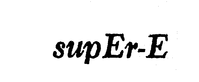 Trademark Logo SUPER-E