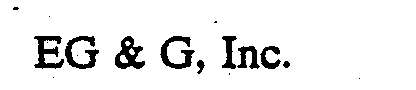 Trademark Logo EG&G