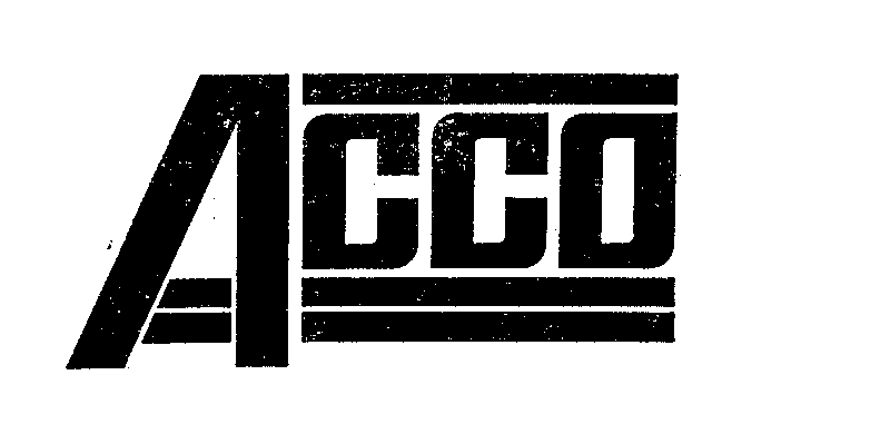 Trademark Logo ACCO