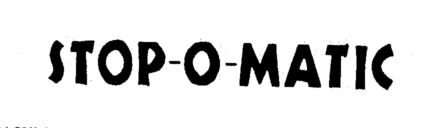 Trademark Logo STOP-O-MATIC