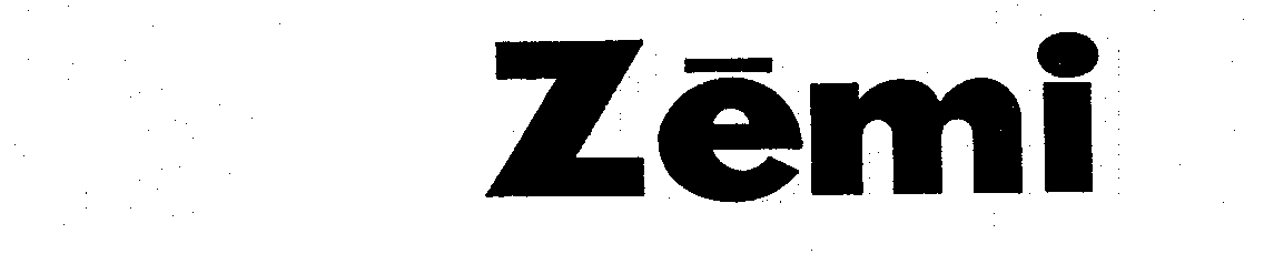 Trademark Logo ZEMI