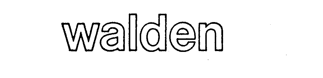 Trademark Logo WALDEN