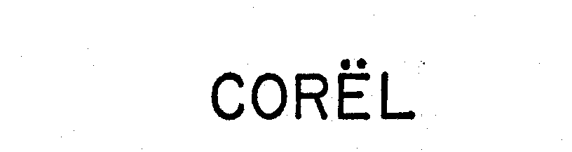 Trademark Logo COREL