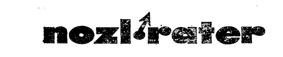 Trademark Logo NOZL RATER