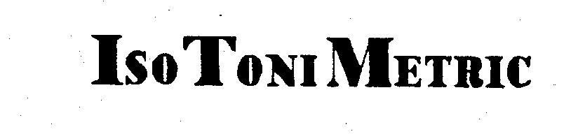 Trademark Logo ISO TONI METRIC